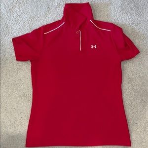 Pink Under Armour Polo